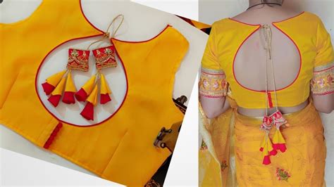 blouse ka gala|Simple Matka Gala Blouse Design Attached With Lace